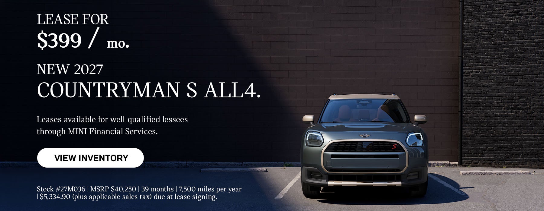 $399mo Countryman